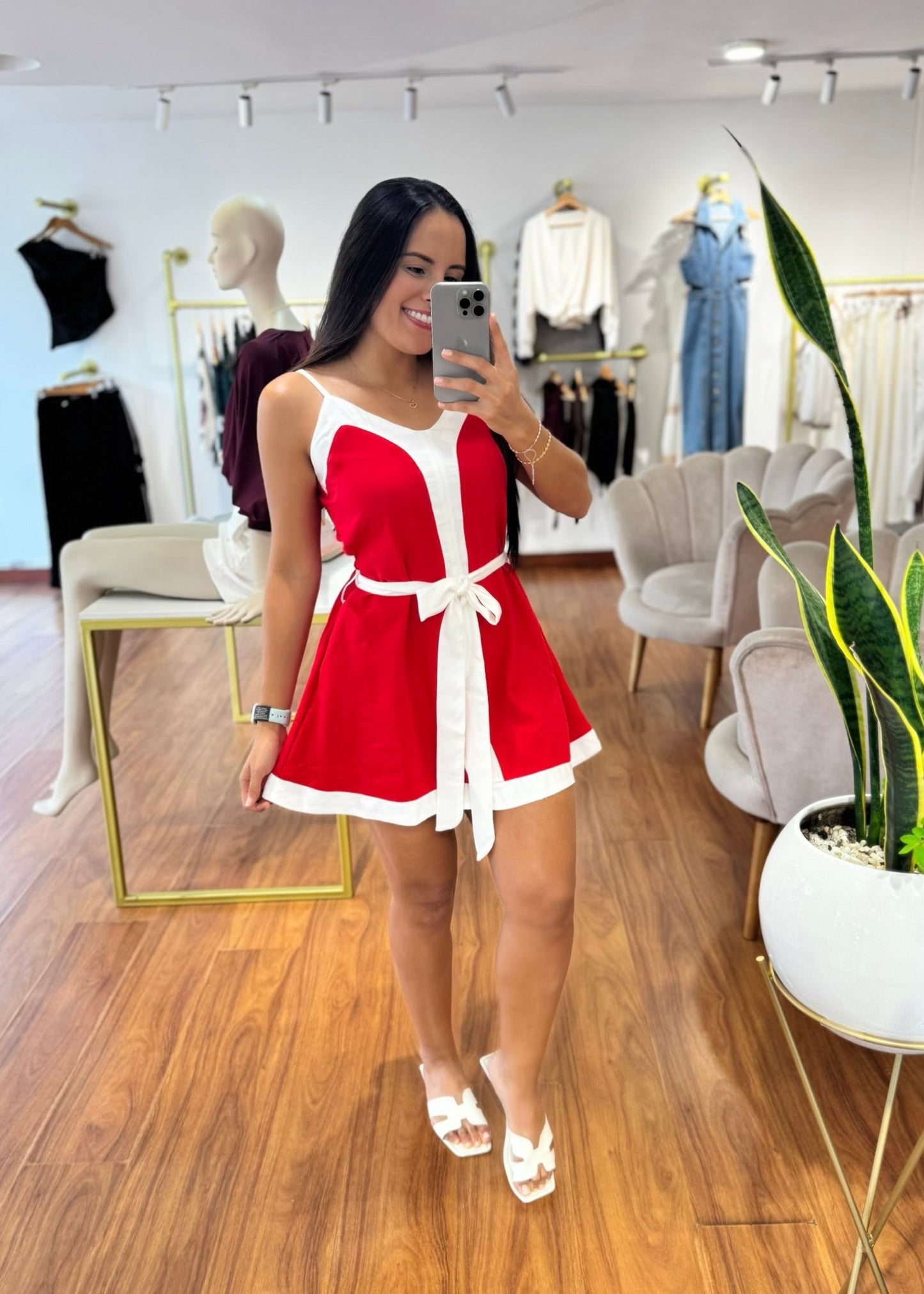 Vestido Nápoles rojo