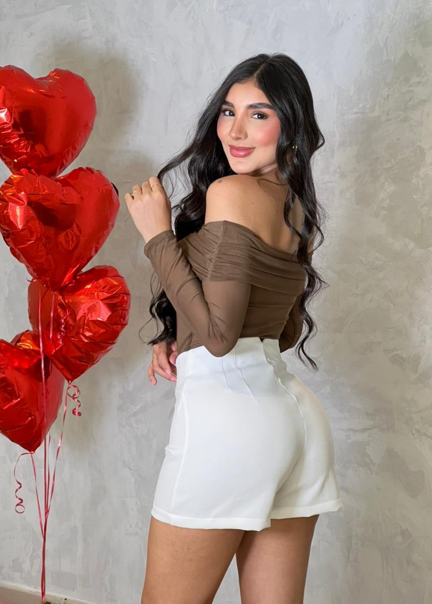 Blusa Luciana chocolate