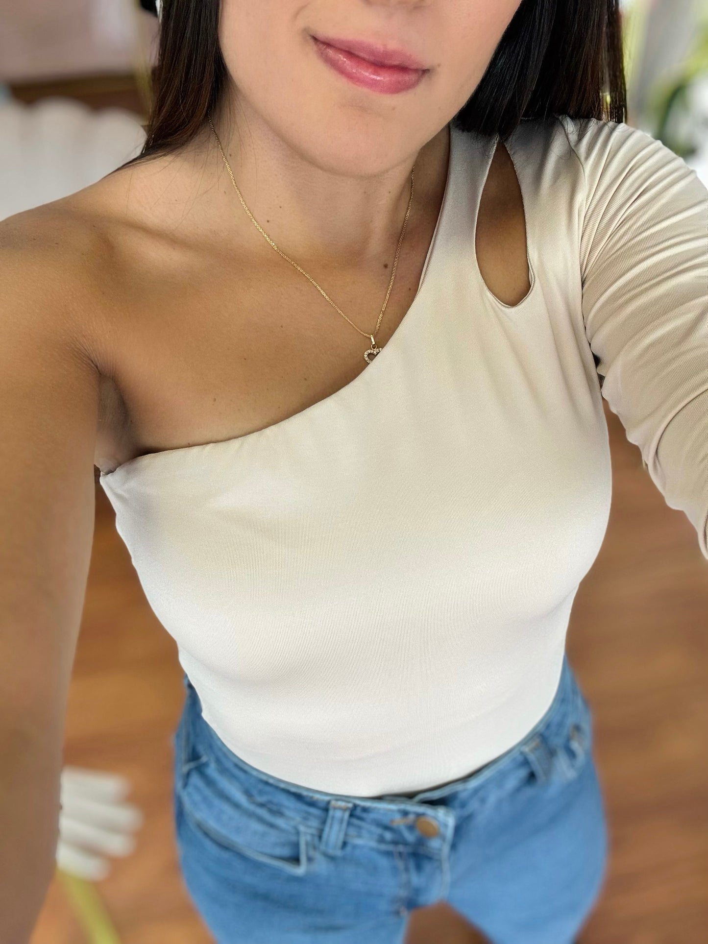 Blusa Neira beige