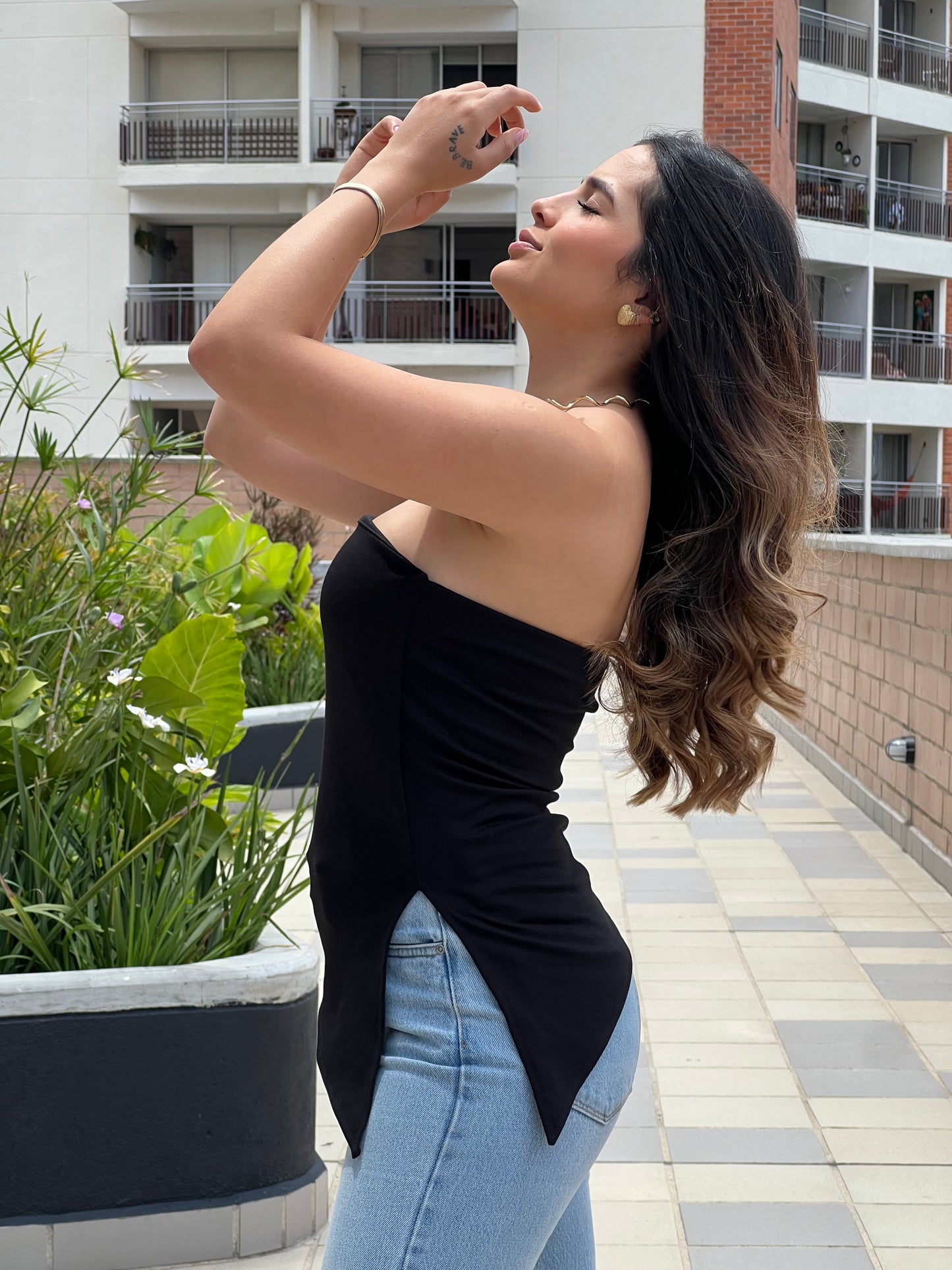 Blusa Missy negra