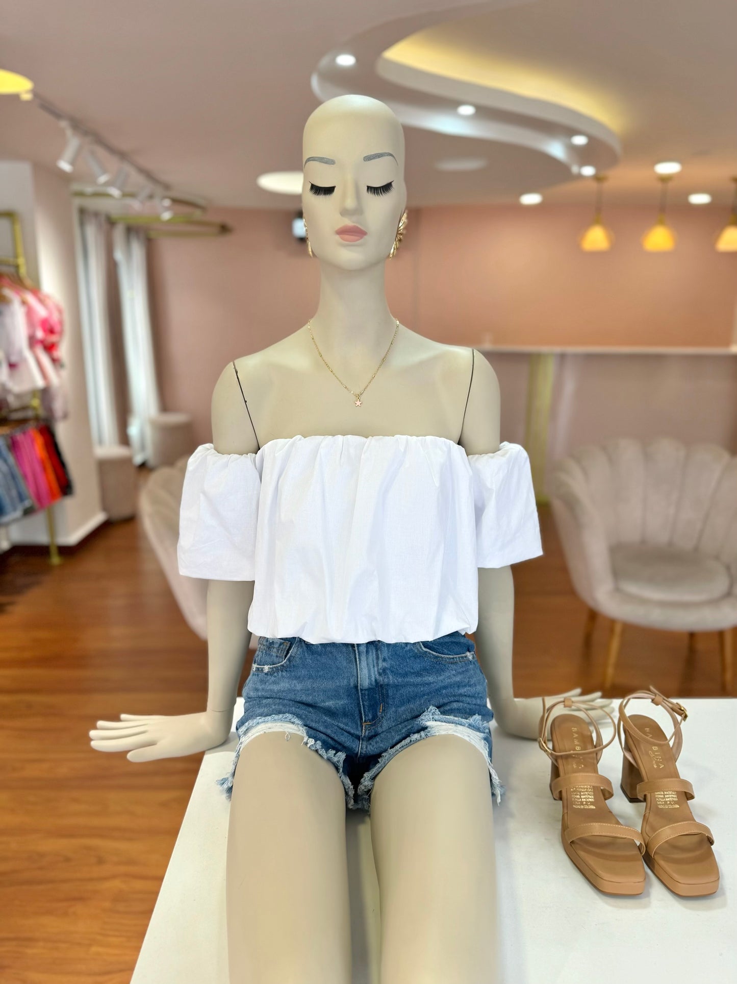Blusa Lourdes blanca