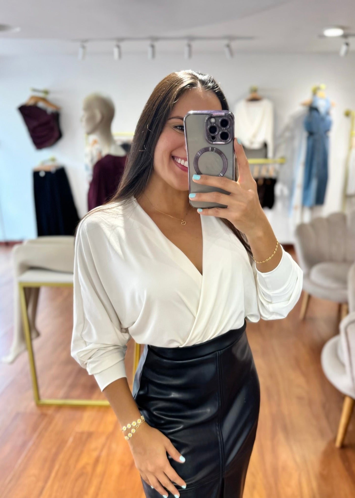 Blusa Samy marfil