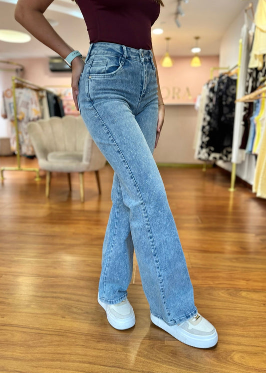 Jean brillos tono claro