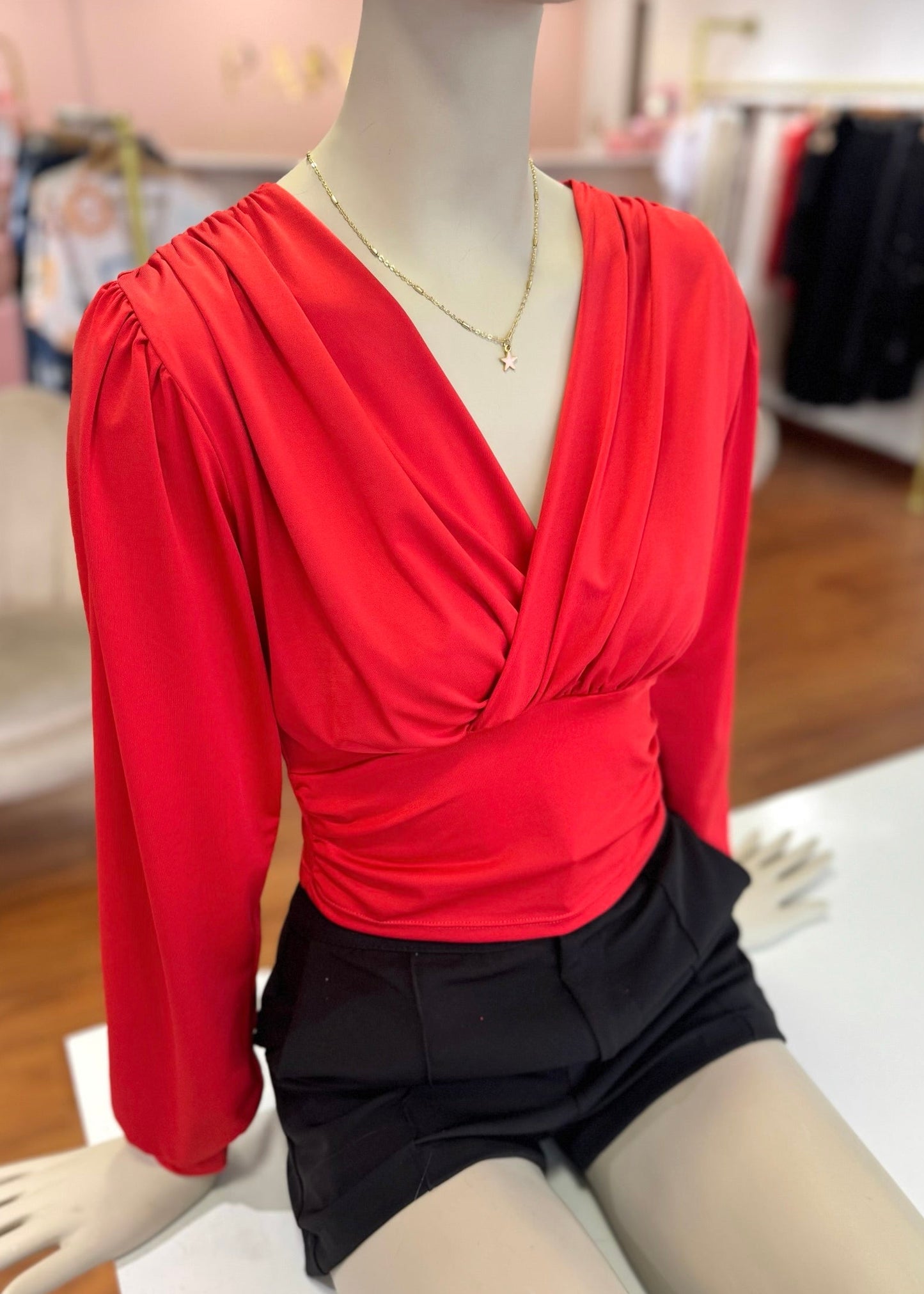 Blusa Tiffany roja