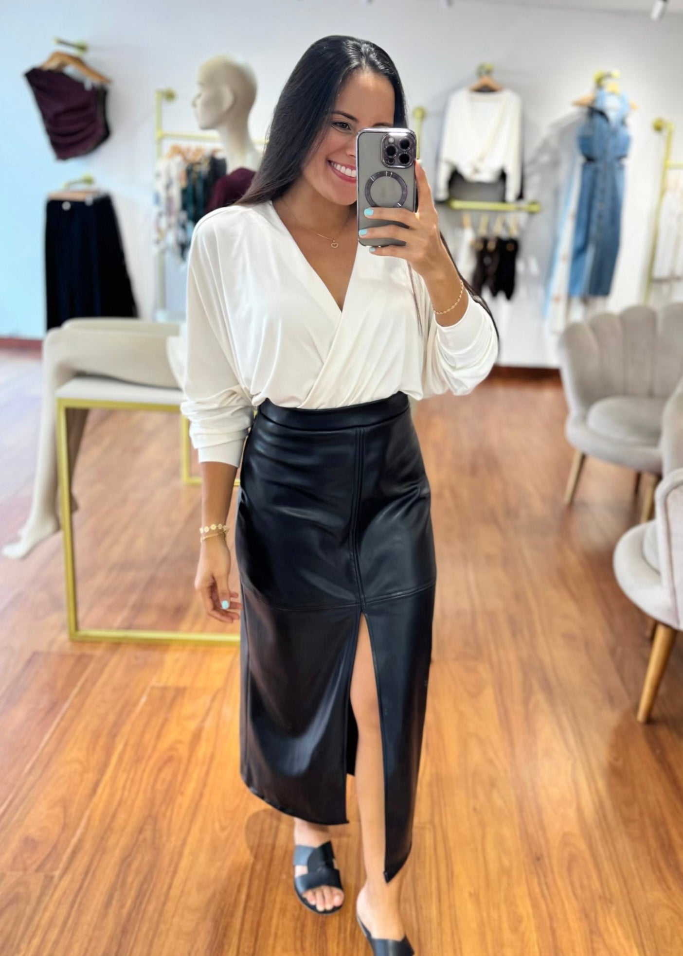 Blusa Samy marfil