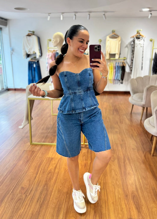 Bermuda Sáhara denim