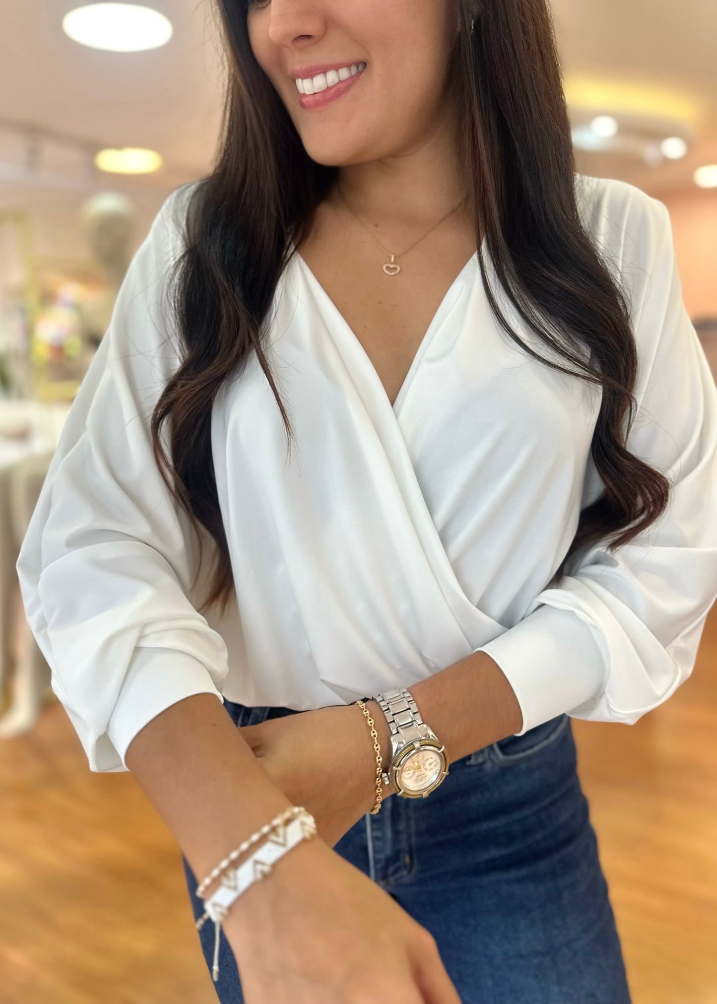 Blusa Samy marfil