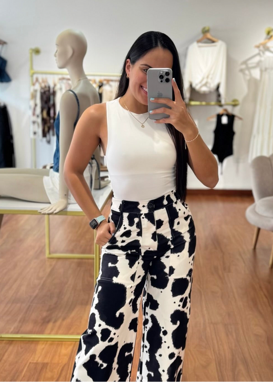 Body basico manga sisa marfil