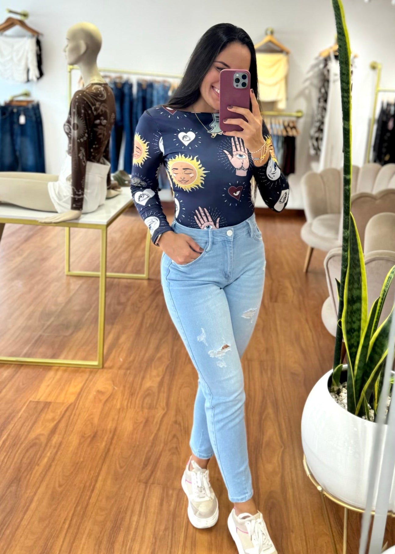 Body Londres azul osc