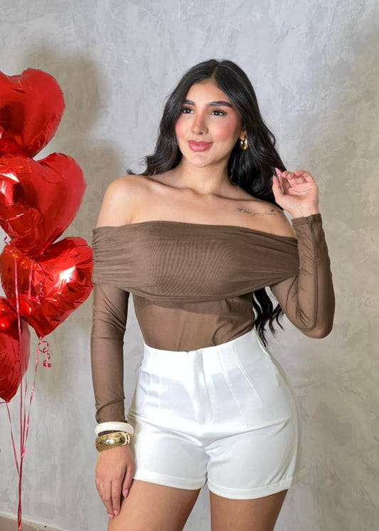 Blusa Luciana chocolate