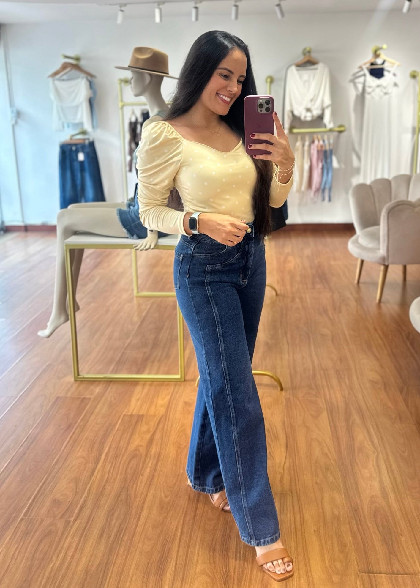 Blusa pepas amarilla