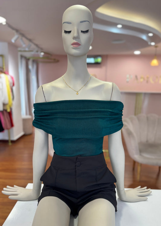 Body cuello bandeja verde