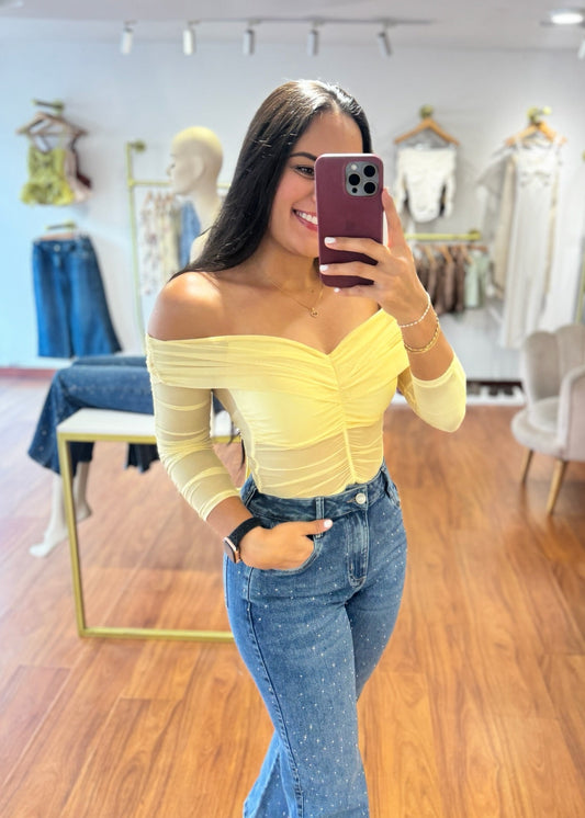 Blusa Abigail amarilla