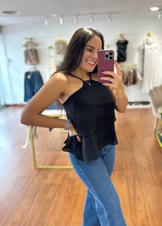 Blusa Anastacia negra