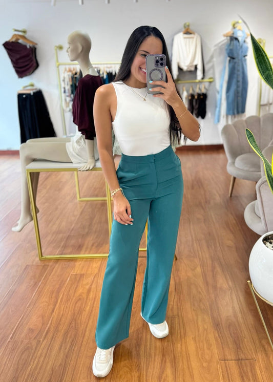 Pantalón Ariel verde