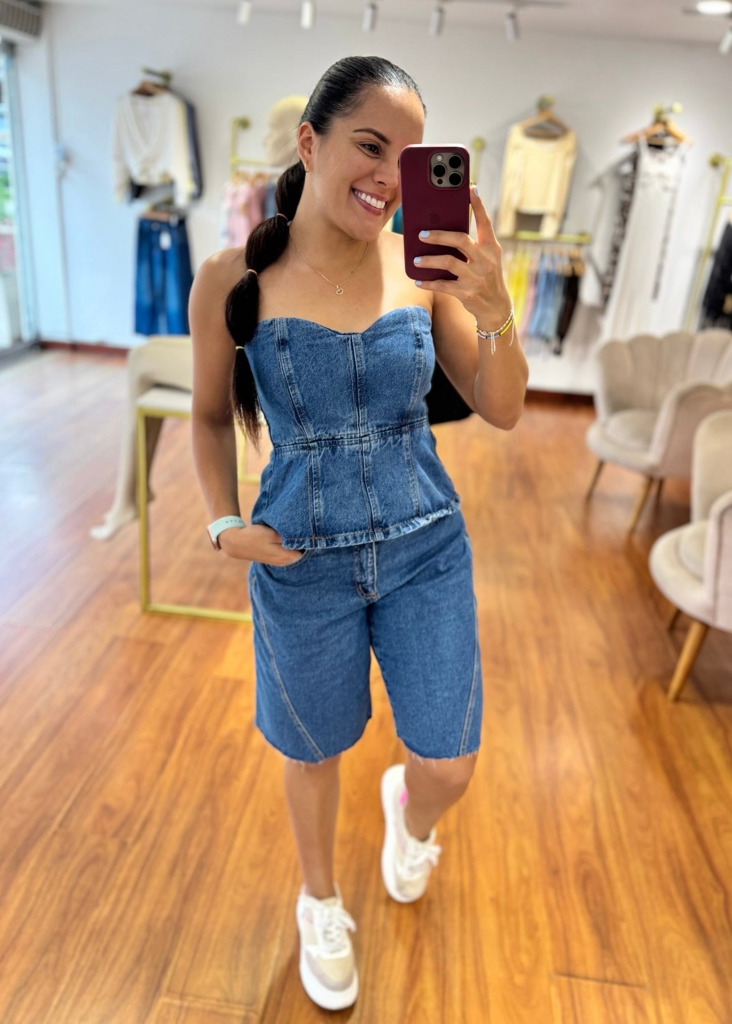 Bermuda Sáhara denim