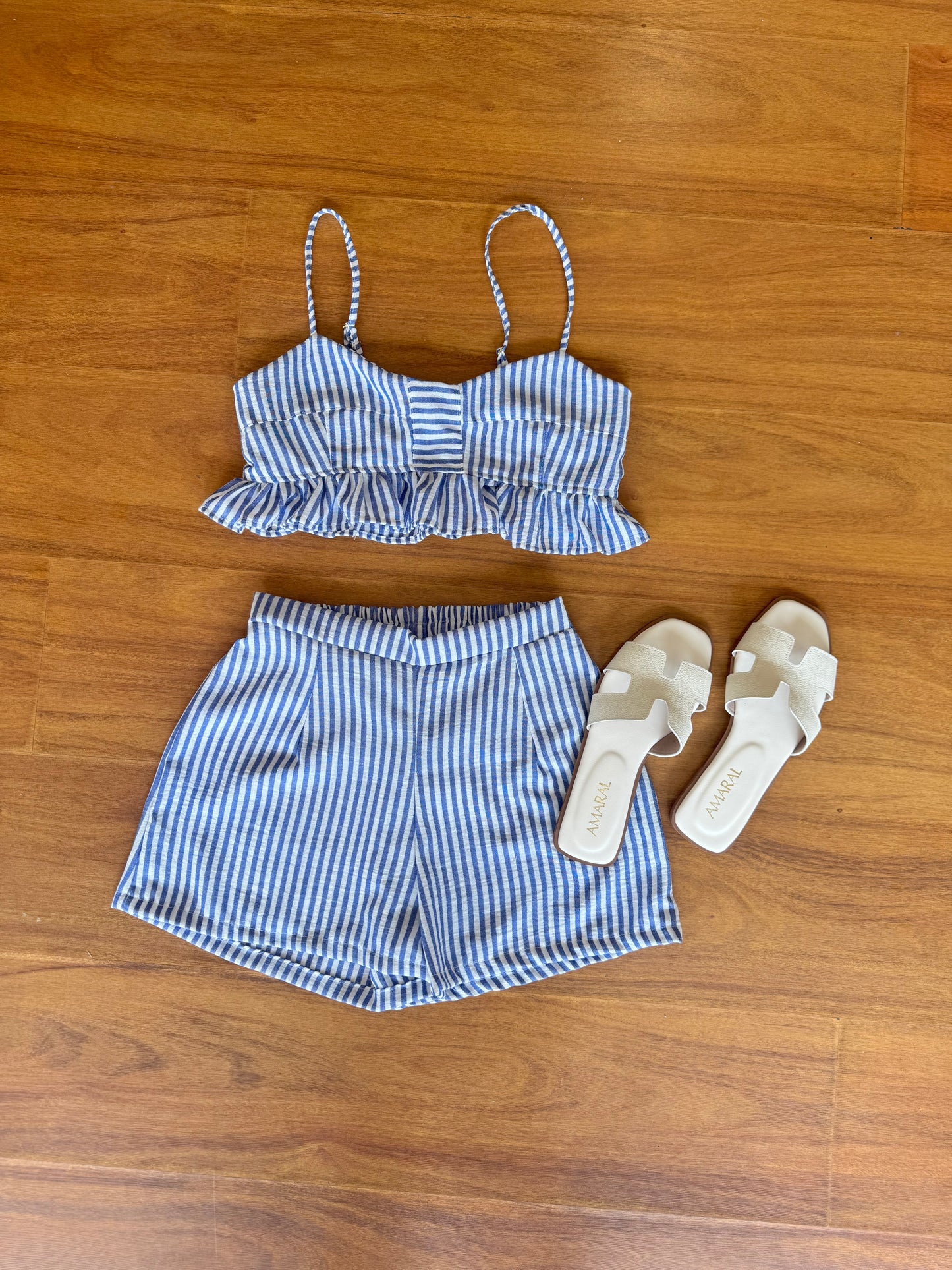 Set Zafiro en rayas