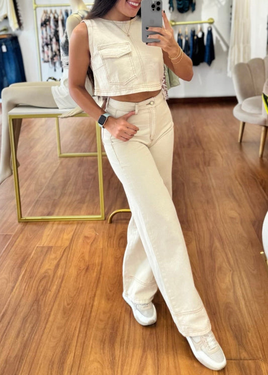 Jean Chicago crema