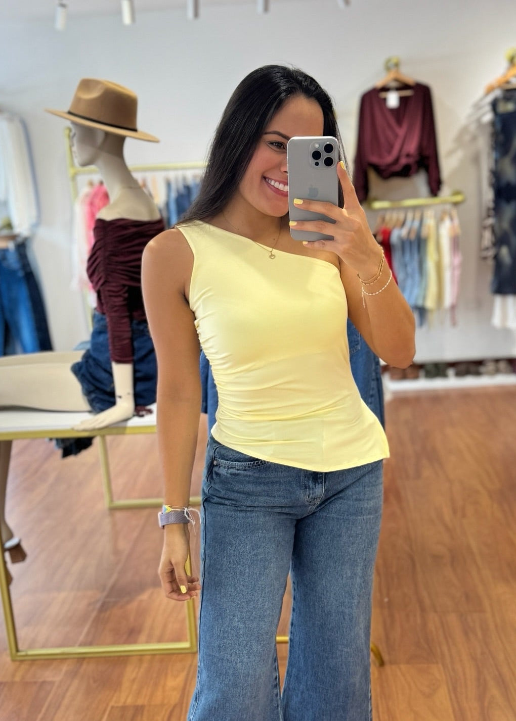 Blusa Maite amarilla