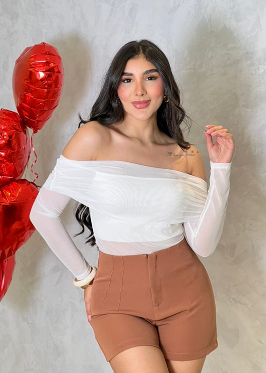 Blusa Luciana blanca
