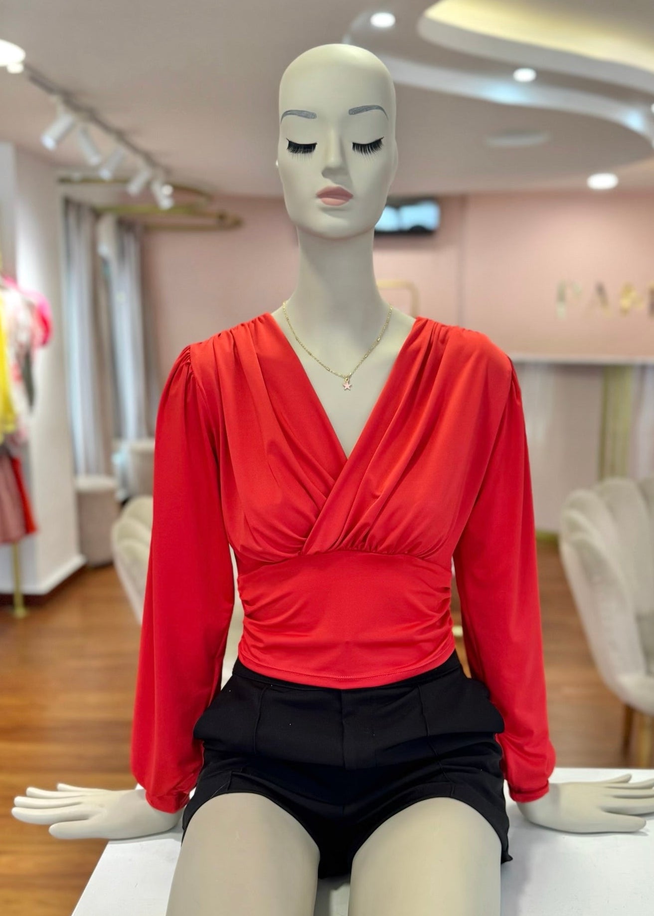 Blusa Tiffany roja