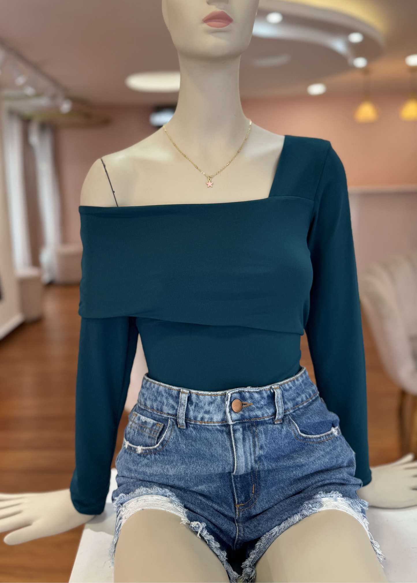 Blusa Katia turqueza